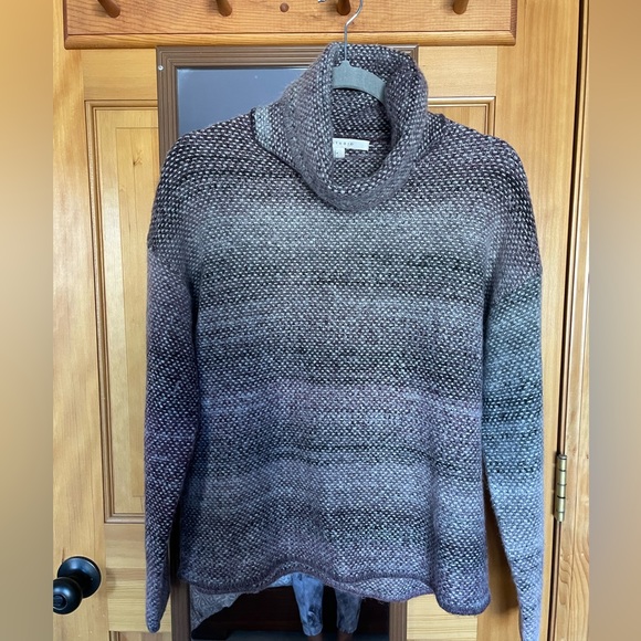 Max Studio Purple Ombré turtleneck Sweater - Size Small - Picture 2 of 10